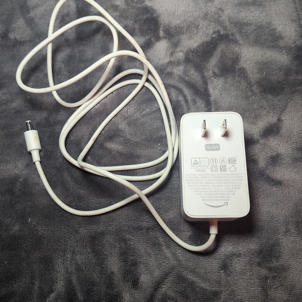 Amazon Basics 15w Power Adapter Model PA23NA For Echo Dot (3rd/4th Gen) Echo